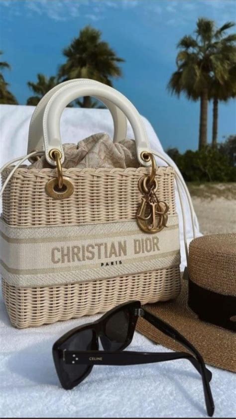 Dior beach bag